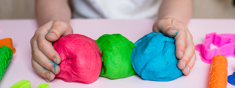 DIY Play dough upgraded